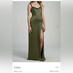 Jenny Yoo Gina dress OLIVE SIZE 6